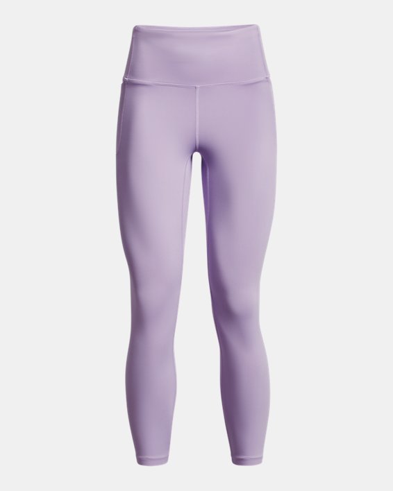 Legging longueur chevilles UA Meridian pour femmes, Purple, pdpMainDesktop image number 4